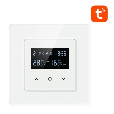 Avatto WT200-16A-W bílá / Chytrý termostat pro elektrické vytápění / WiFi