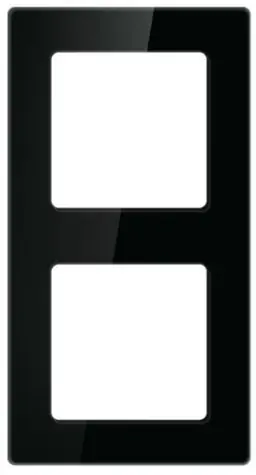Avatto N-TS10-Frame-B2 černá / Rámeček pro zásuvky a vypínače / 2 pozice