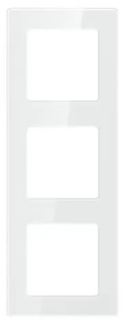 Avatto N-TS10-Frame-W3 bílá / Rámeček pro zásuvky a vypínače / 3 pozice