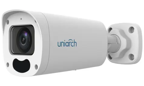 Uniarch IPC-B314-APKZ bílá / Venkovní IP Kamera / Bullet / 2560 x 1440 / IR / RJ45 / PoE / MicroSD / IP67