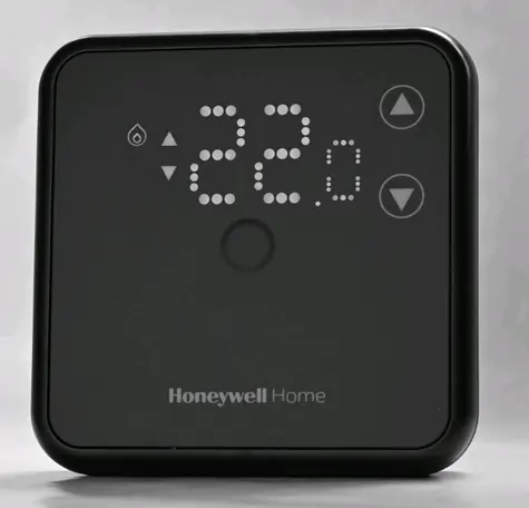 Honeywell Home DT3 (drátový) černá / Programovatelný drátový termostat 
