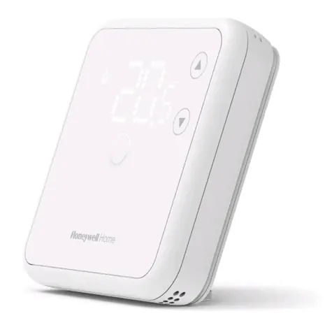 Honeywell Home DT3 (bezdrátový) bílá / Programovatelný bezdrátový termostat / 7 denní program