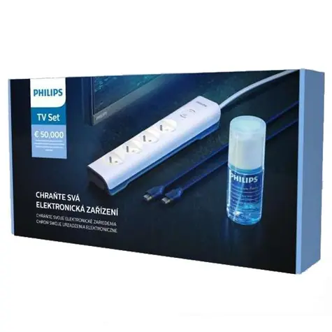Philips TVSET01/58 / TV Set / Přepěťová ochrana / HDMI kabel / Čistič obrazovek
