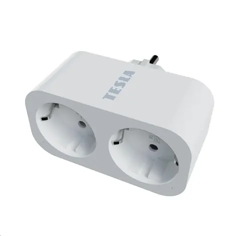 Tesla Smart Plug Dual SD300 / chytrá zásuvka / ovládání zásuvek / on/off tlačítko / Wi-Fi / BT 