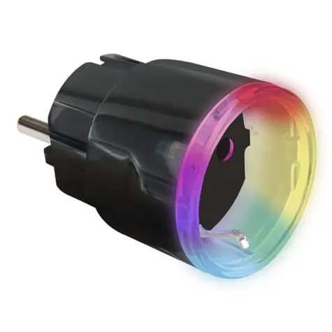 Shelly Plus Plug S černá / Chytrá zásuvka / BT 4.2 / WiFi