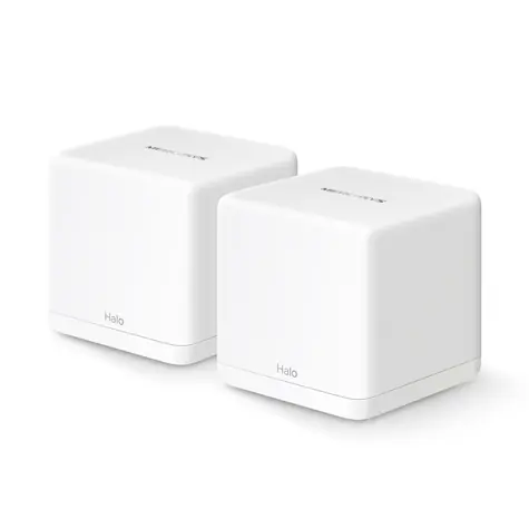 Mercusys Halo H60X 2ks bílá / WiFi systém MESH AX1500 / Dual-Band / 1201 Mbps + 300 Mbps / 2x RJ45
