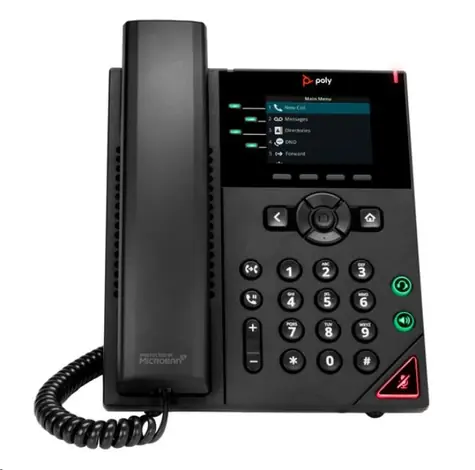 Poly Edge B20 - 4 linky černá / IP Telefon / 4 linky / 2.8