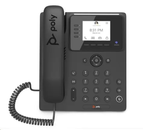 Poly Savi CCX 350 černá / IP Telefon / MS Teams / 2.8