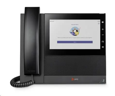 Poly CCX 600 černá / Multimediální telefon / MS Teams / 24 linek / 7