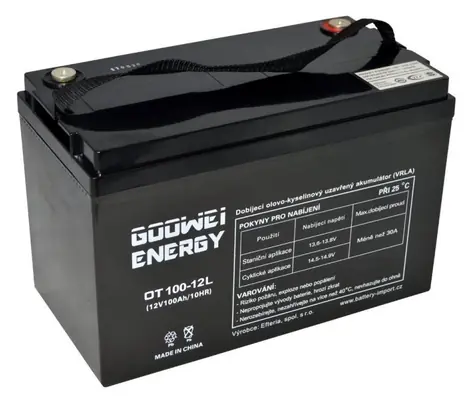 GOOWEI ENERGY Pb záložní akumulátor VRLA GEL 12V/100Ah 