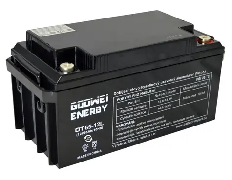 GOOWEI ENERGY Pb záložní akumulátor VRLA GEL 12V/65Ah 