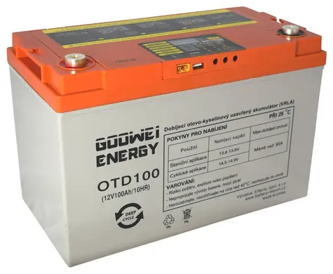 GOOWEI ENERGY DEEP CYCLE (GEL) baterie 12V/100Ah