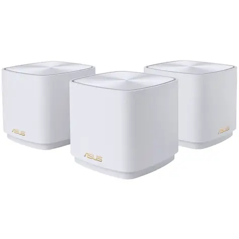 ASUS ZenWiFi XD4 Plus bílá 3ks / MESH router AX1800 / 2.4GHz / 5GHz / WAN + 1x LAN