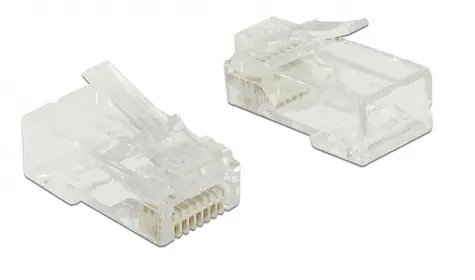 DeLock Přípojka RJ45 Cat.5e UTP čirá 20ks