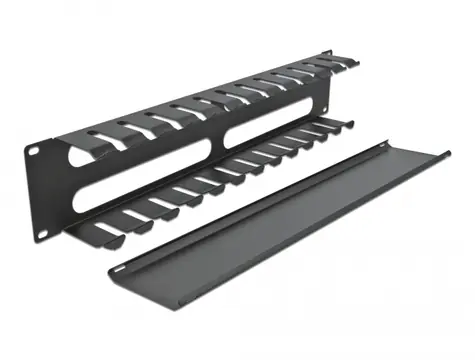 DeLock 2U Spojovací panel pro správu kabelů 19