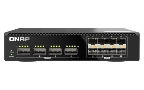 QNAP QSW-M7308R-4X / Desktop Switch / 4x GbE + 8x 25GbE SFP28