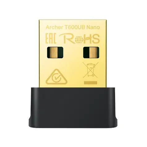 TP-Link Archer T6000 USB Nano černá / USB WiFi & BT adaptér / 433+200 Mbps / Bluetooth 4.2
