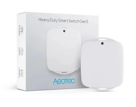 Aeotec Heavy Duty Smart Switch Gen 5 bílá / Chytrý spínač / 40A / Z-Wave Plus / doprodej