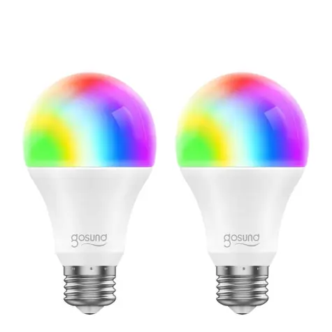 Gosund WB4 2ks / Chytrá žárovka / 8W / E27 / 800lm / RGB / WiFi