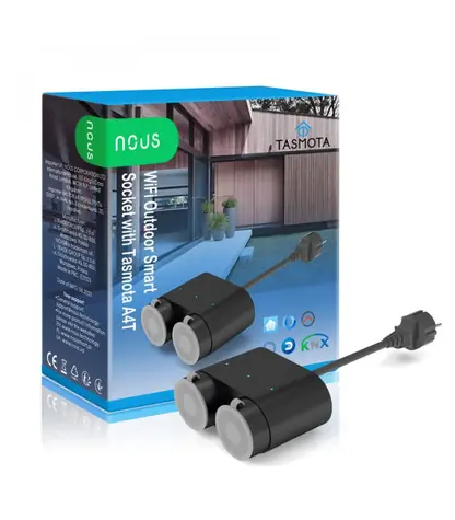 Nous A4T / Venkovní chytrá zásuvka / 3680W / WiFi 