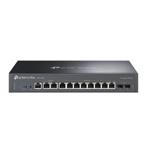 TP-Link ER7412-M2 Omada / Router / 2x SFP / 11x LAN / 8x GLAN 