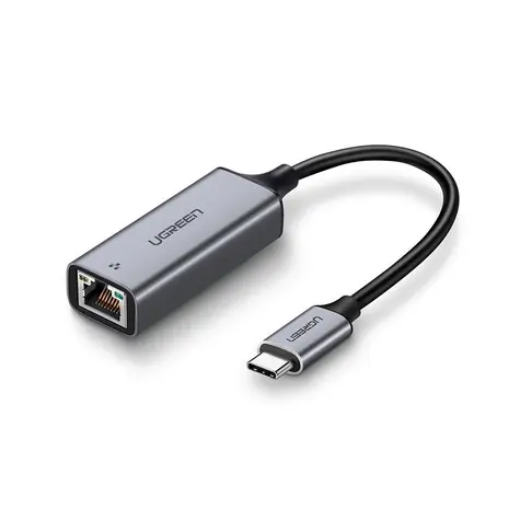 UGREEN CM199 Síťový adaptér USB-C  - RJ45 šedá / až 1000 Mb/s 