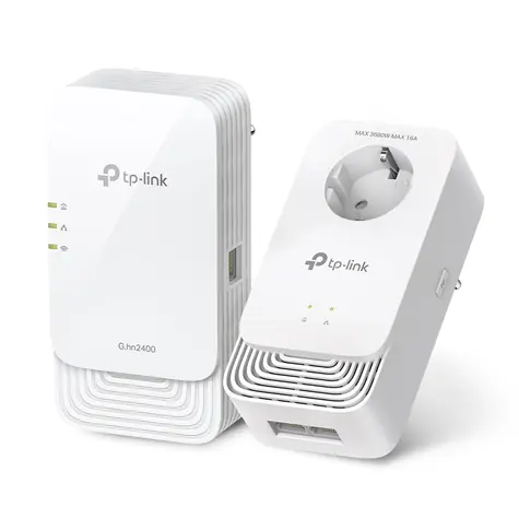 TP-Link PGW2440 Kit / 1428Mbps / 3x GLAN / 1x napájecí zásuvka / 2 ks