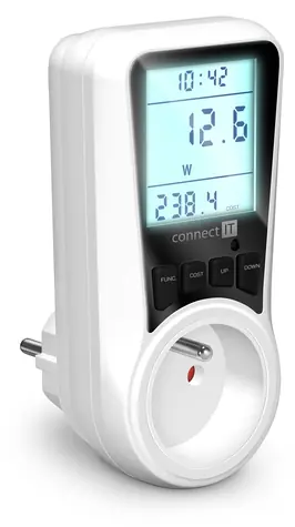 CONNECT IT PowerMeter Pro / Měřič spotřeby energie / až 3680 W
