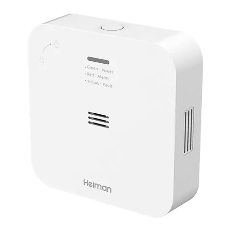 Heiman WS-720ES Tuya Chytrý detektor oxidu uhelnatého / WI-Fi 