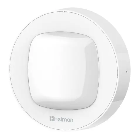 Heiman WS3MS Tuya / Chytrý PIR pohybový senzor / Wi-Fi / až 9m 