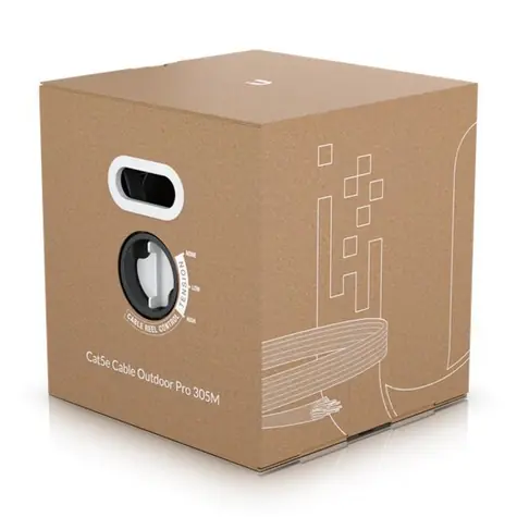 Ubiquiti UniFi Patch CAT5e venkovní kabel STP 305m bílá / AWG 24 / TPE plášť