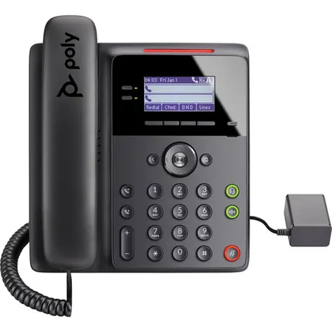 Poly Edge B30 černá / IP Telefon / 16 linek / 2x RJ-45 / PoE 