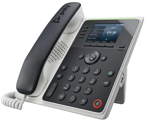 Poly Edge E220 černá / IP Telefon / 16 linek / 2.8