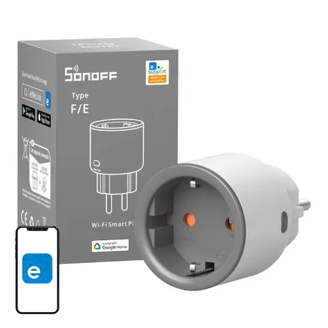 Sonoff S60TPF / Chytrá zásuvka s měřením spotřeby / Wi-Fi