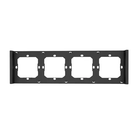Sonoff M5-4C-80-F Rámeček pro přepínač M5 80 4násobný šedo-černá