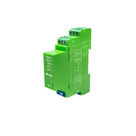 Shelly Pro Dimmer 2PM - dvoukanálový stmívací modul (LAN & WiFi & Bluetooth)