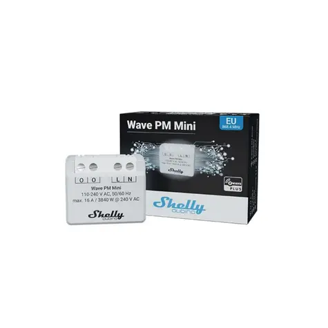 Shelly Qubino Wave PM Mini -  modul pro měření spotřeby do 16A (Z-Wave)