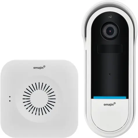 Omajin by Netatmo Bezdrátový Videozvonek / 2K / WiFi 2.4 GHz / 1920x1080 / MicroSD / Kamera 140° 