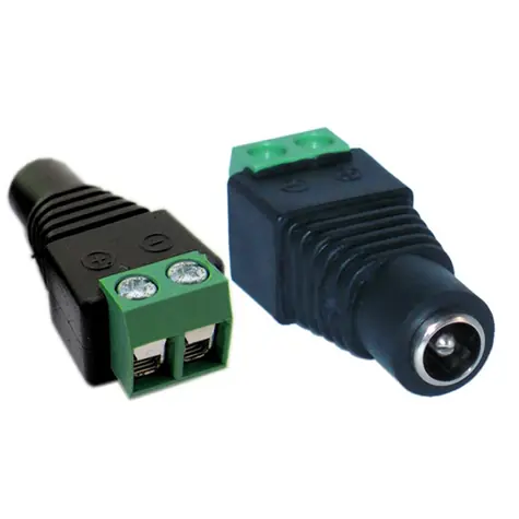 VERIA Napájecí DC redukce jack konektor(samice) se svorkovnicí