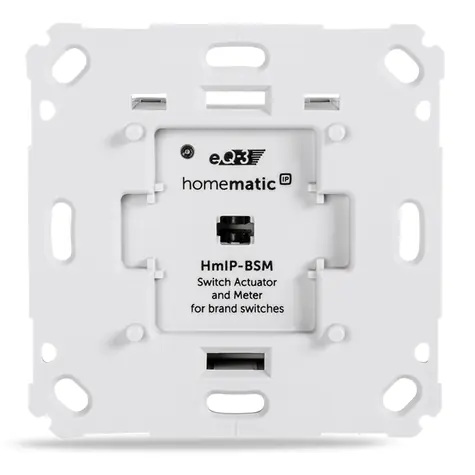 Homematic IP HmIP-BSM Spínací akční člen s měřením - 5A / zápustná montáž