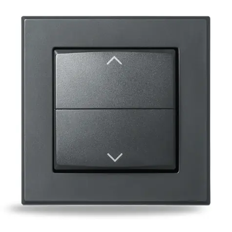 Homematic IP HmIP-BRA-A Kryt kolébkového vypínače - se symboly antracit