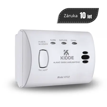 Kidde K7CO Detektor CO s alarmem - odolný proti vlhkosti
