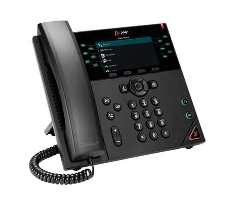 Poly VVX 450 / VoIP Telefon / 3-cestný možnost volání - SIP / SRTP / SDP / 12 řádků 