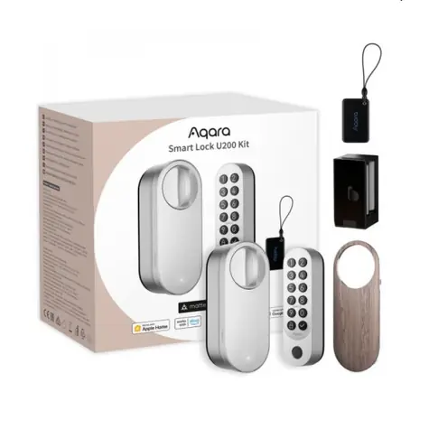 Aqara U200 Smart Home zámek dveří stříbrná