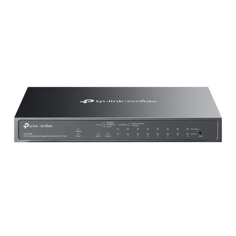 TP-Link ES210GMP / Switch / 8x 1G PoE+ / 1 Gigabit RJ45 / 1 Gigabit SFP/RJ45 port