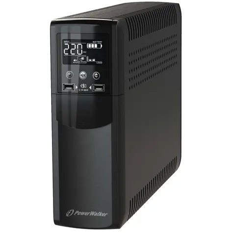 PowerWalker VI 1000 CSW / regulátor napětí / 1000VA / 600W / 2x Typ F (CEE 7/3)