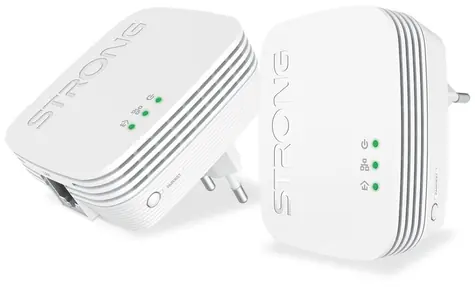 STRONG Powerline 1000 DUO MINI / Sada Powerline adaptérů / 1000Mbps / 1x LAN / 2ks