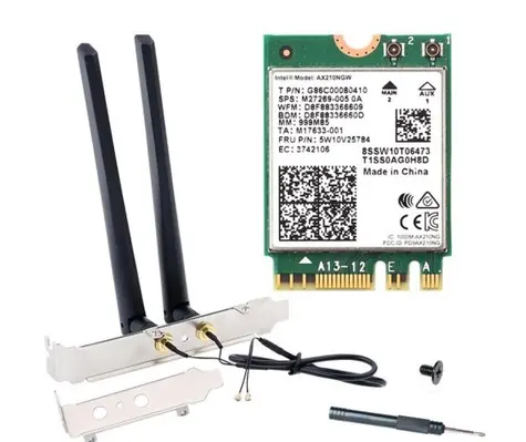 Intel Wi-Fi 6E Industrial Kit / AX210 / Wi-Fi adaptér / M2.2230 / 802.11ax / Dual-Band 2.4+5+6GHz / Bluetooth 5.2