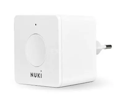 Nuki Bridge bílá / Ovladač zámeku na dveře / Google Assistant, Apple HomeKit