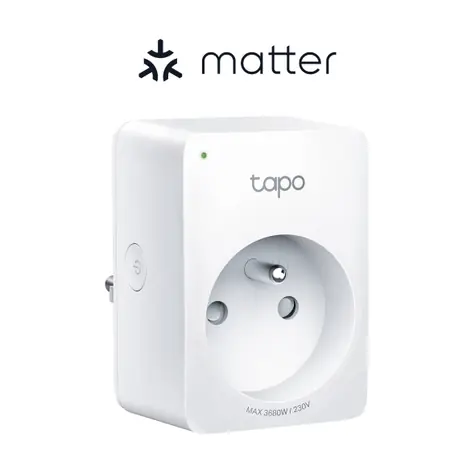 TP-Link Tapo P110M bílá / WiFi chytrá zásuvka / Vzdálený přístup / Google&Alexa